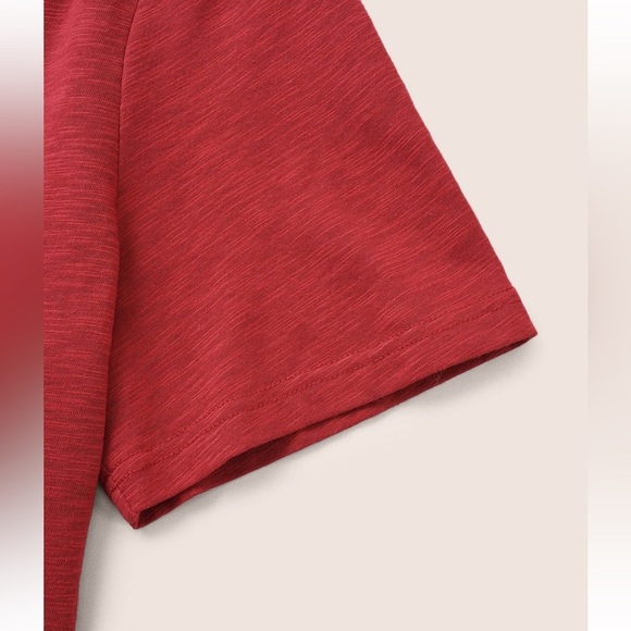 BloomChic Plus Size 3XL Plain V Neck Lace Panel T-shirt us22-24 - Picture 5 of 8